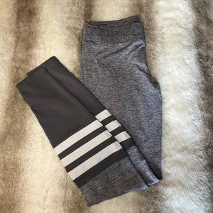 Bombshells sportswear seamless grey sock leggings size S